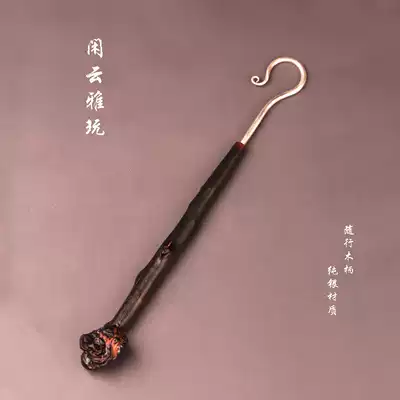 Free cloud elegant play popular original sterling silver twist pot iron pot silver pot lid hammer kung fu tea set tea ceremony pot fork