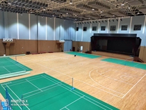 Indoor basketball court special sports wooden floor badminton hall plate keel maple birch wood floor Enoeno