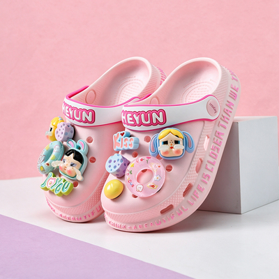 Crying Baby Girl Clog Shoes Children's Slippers Summer New Style Kids Summer Non-Slip Little Girls Indoor Girls' Princess Shoes — 4