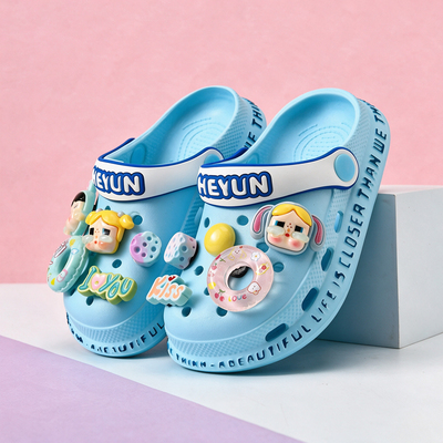 Crying Baby Girl Clog Shoes Children's Slippers Summer New Style Kids Summer Non-Slip Little Girls Indoor Girls' Princess Shoes — 2