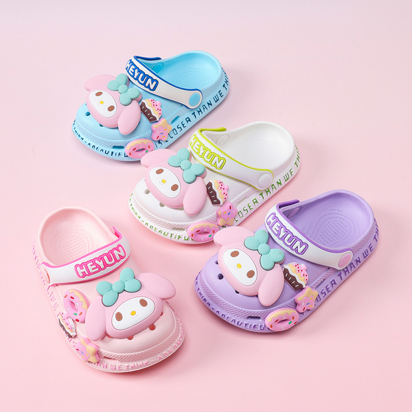 Melody Girls' Clogs Children's Slippers Summer New Model Kids' Summer Non-Slip Girls' Indoor Princess Style — 5