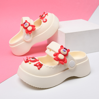 Mary Jane Girls' Sandals, New Summer Style, Princess Girls' Children's Clogs, Girls' Slippers, Stylish and Non-Slip — 5