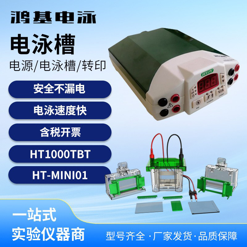 鸿基电泳HT-Mini01垂直电泳槽双凝胶biorad配件通用升级蛋白转印