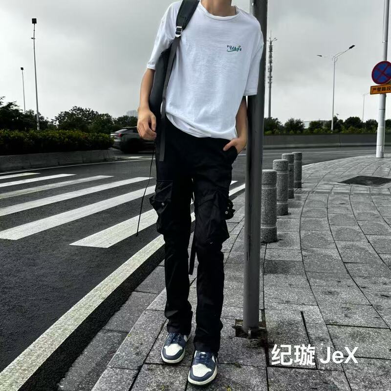 Jixuan Launches New 2.0 Lace-Up Casual Pants, Limited Edition for the Second Anniversary, Vibe American-Style Straight-Leg Slightly Flared Workwear Pants