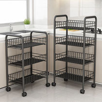 Kitchen shelf floor-to-floor multi-layer vegetable shelf storage snacks storage rack storage rack bedroom storage rack