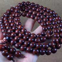 Authentic Hainan Huanhua pear 108 Purple Oil Pear Tiger Leather Stripe Smooth pearl hand string multi-circle flower pear candida bracelet