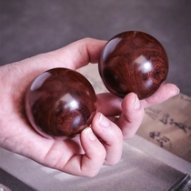 Sea yellow eyes solid health care ball handball wooden hand spin ball middle-aged and elderly gifts cultural toys collection handle pieces