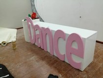 Music Dance Baking Varnish Front Desk Custom Bar Desk Early Education Center School Desk Front Desk Art Training Front Desk Reception