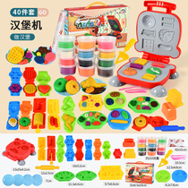 Colour Mud Non-toxic Child Food Grade Noodle Bar Machine Diy Rubber Clay Suit Toy Ice Cream Machine Mold Tool