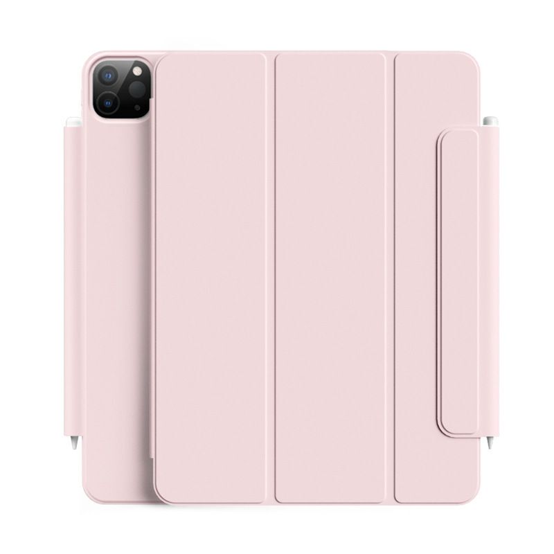 Suitable for iPad Air 5 Tablet Protective Case with Magnetic Suction, 12.9inch Mini6 Double-Sided Clip Buckle, Pro11 Case 2022 10Th Generation 2018 Computer 10.9 Ipad10 Air4 Air6 Mini7