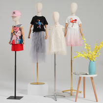 Childrens model props with hands half-length cloth childrens clothing display stand childrens clothing store window model rack