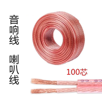 Amplifier speaker audio cable bass enhanced 100-core speaker cable speaker cable with nerve cable environmentally friendly material
