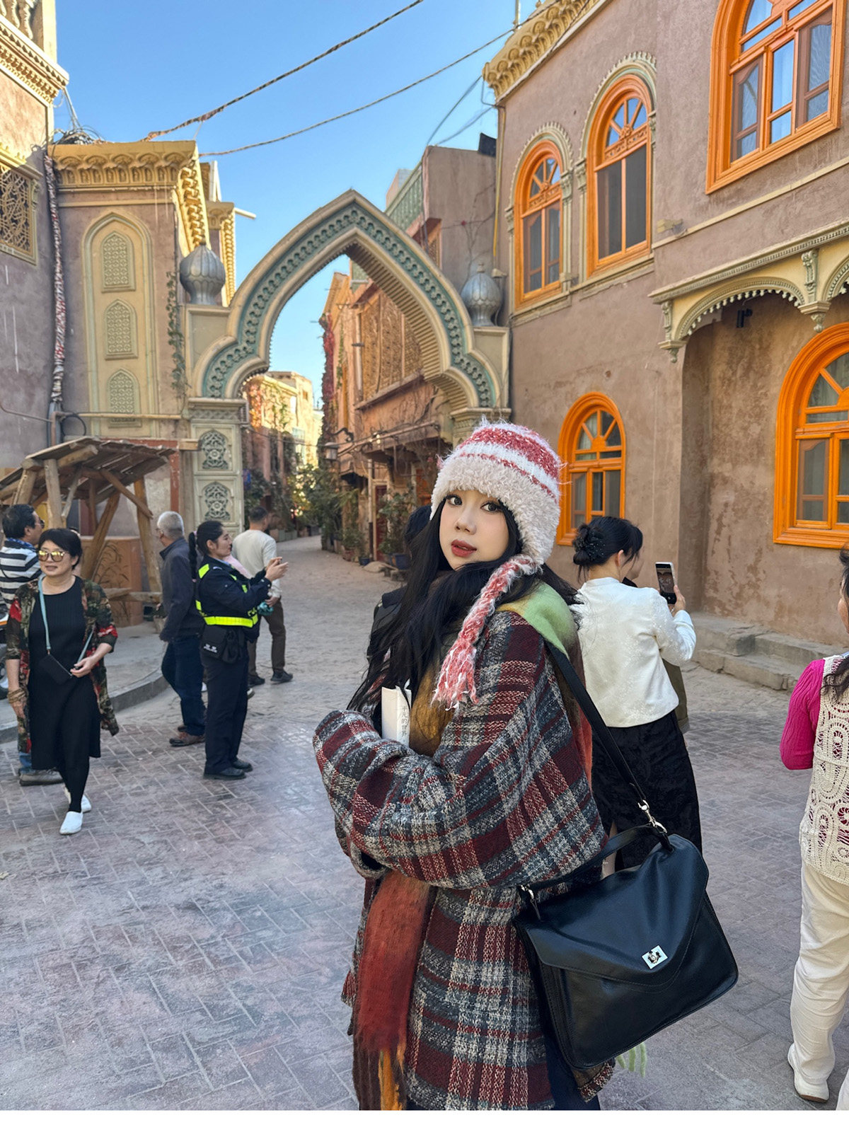 китайский костюм 梦唐记时光线条大码汉服胖mm改良高端加肥加大秋冬飞机袖八破裙