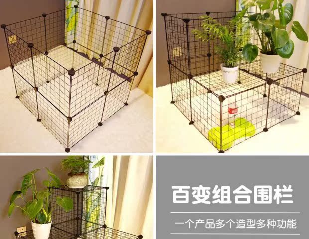 Pet cung cấp chó lồng mèo lồng tự làm chó cưng hàng rào cần thiết hàng ngày Teddy pháp luật Bomei hàng rào nhỏ - Cat / Dog hàng ngày Neccessities 	bát ăn inox cho chó	