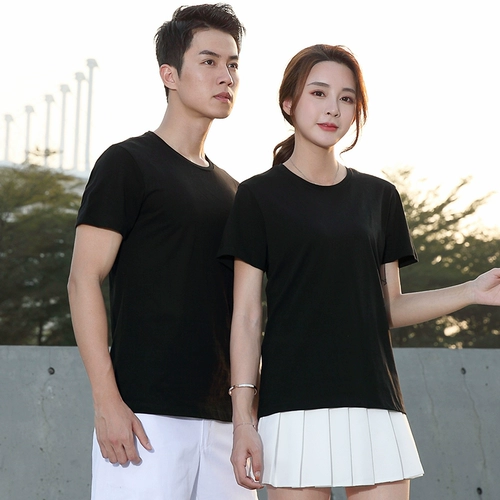 Летняя футболка с коротким рукавом для работы, короткий рукав, делается под заказ, круглый воротник