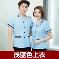 Синяя футболка, короткий рукав