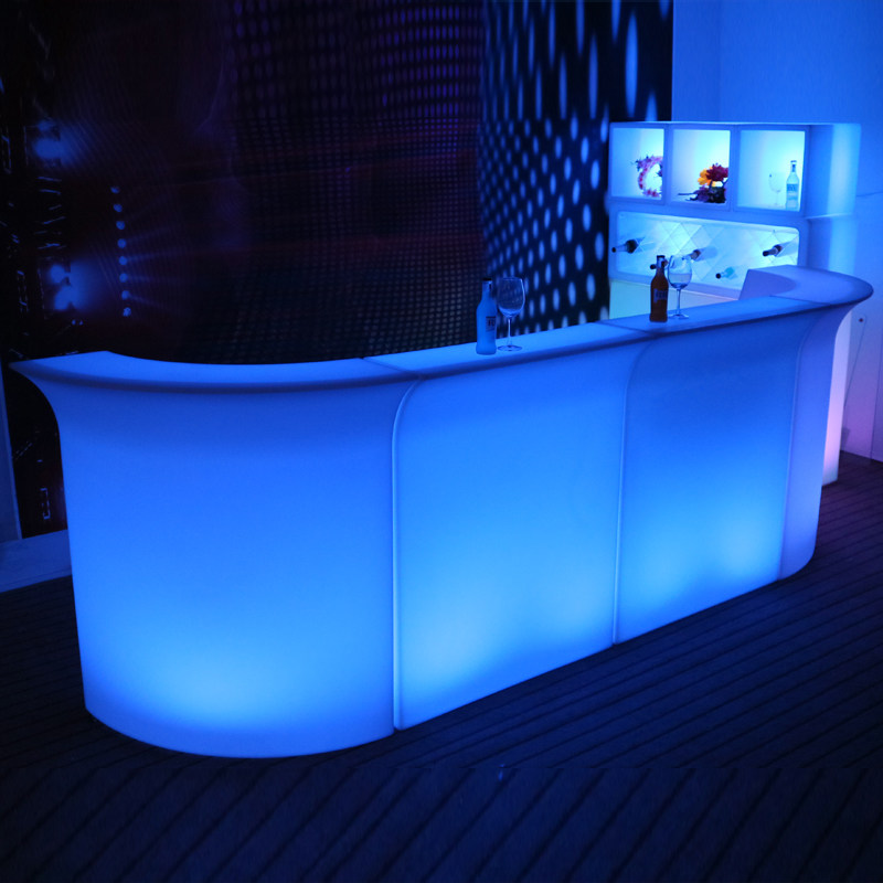 Bar KTV luminous LED bar desk front desk outdoor creative activity personality removable cocktail Wine Table Wine Cabinet