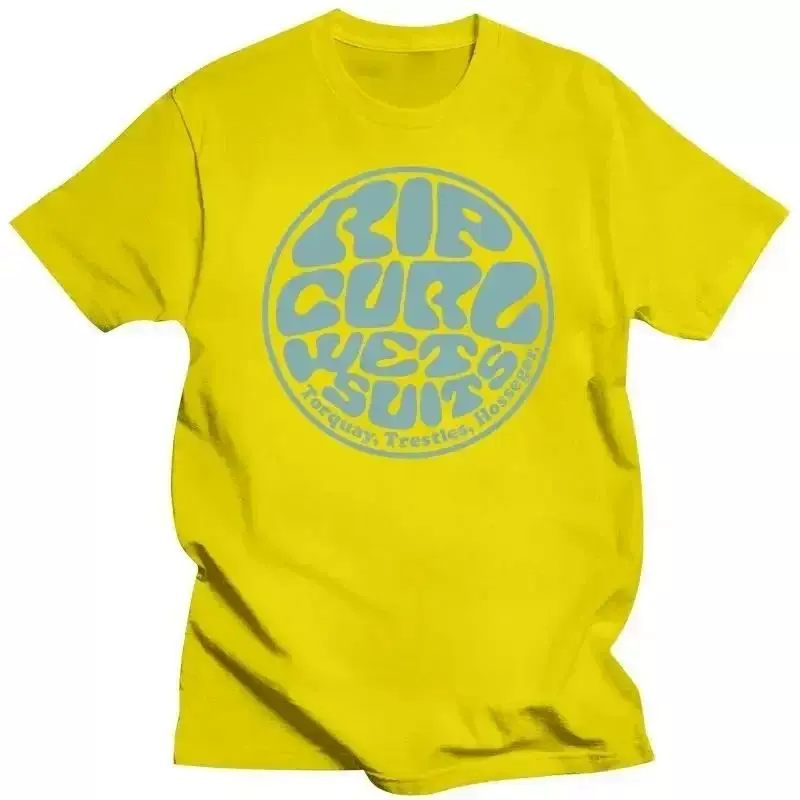 Лето мужчин St футболки RIP curl принт мода хлопок короткий SL