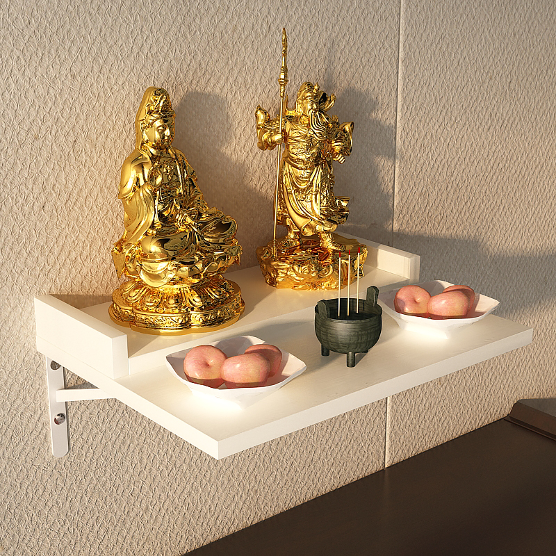 God Niche Home Hanging Wall Fo shelf for desk hanging wall The shelf Buddha niche small and simple wall-mounted