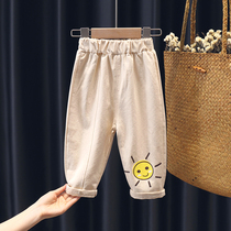 Girls  pants autumn trousers 2020 new spring and autumn childrens leggings wear baby foreign style Korean version loose