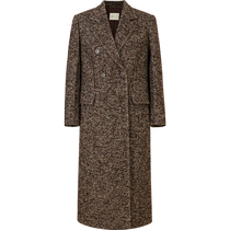 ZHIZHI is sending free coats for women new fall over-the-knee straight herringbone woolen coats