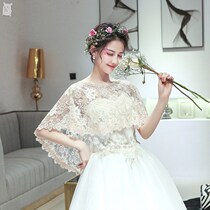 Wedding Dress Clown Dresses Dress Net Red Small Shawl Fashion Summer Dress Dress Exterior Lap 100 Change Sunscreen Lace Big Code Slim