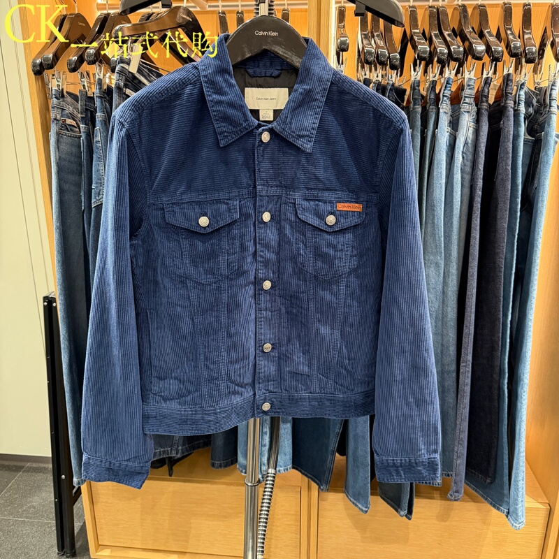 Domestic Purchasing Agent for Calvin Klein/Ck Jeans Men's Clothing 26 Autumn and Winter Corduroy Jacket 4Rh412G Domestic Purchasing Agent for Calvin Klein/Ck Jeans Men's Clothing 26 Autumn and Winter Corduroy Jacket 4Rh412G