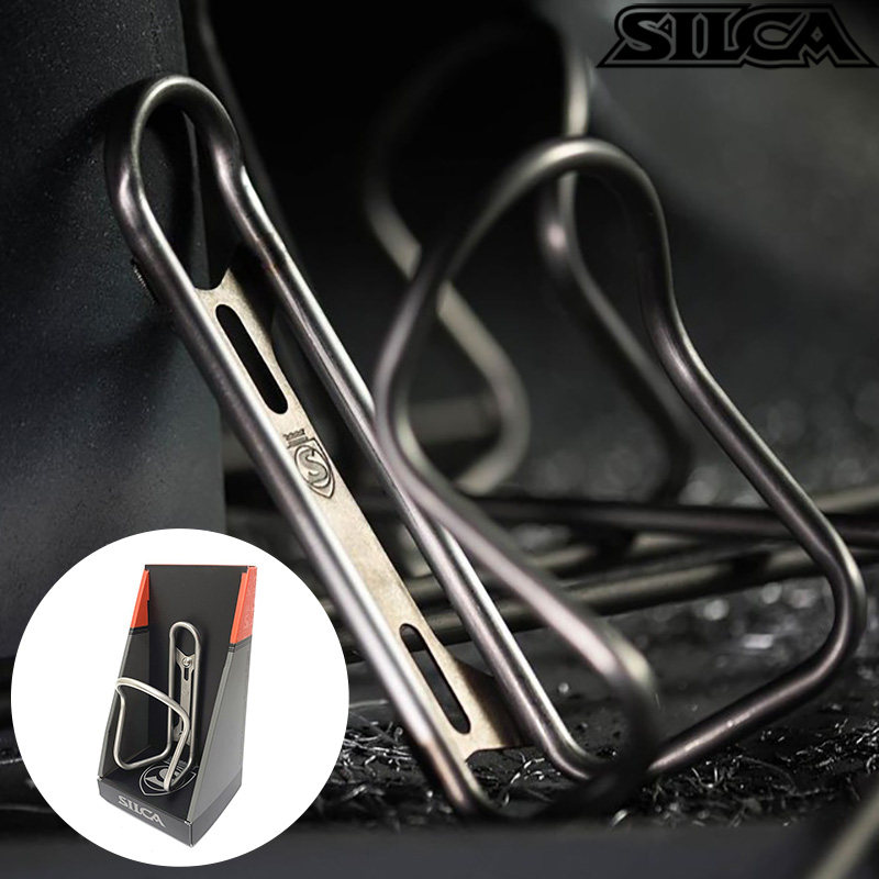 Italian SILCA SICURO bicycle kettle holder vintage water cup holder aerospace grade titanium alloy cup holder universal