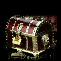 Russian double deceit box European-style palace with lock containing box Retro princess personality Ornament Box Holiday Gift