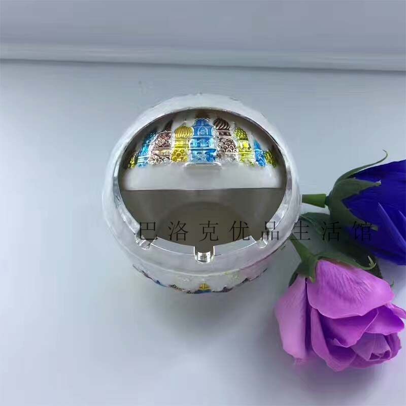 European-style retro with lid ashtray Russian living room large anti-fall trend multi-functional personality creative ashtray