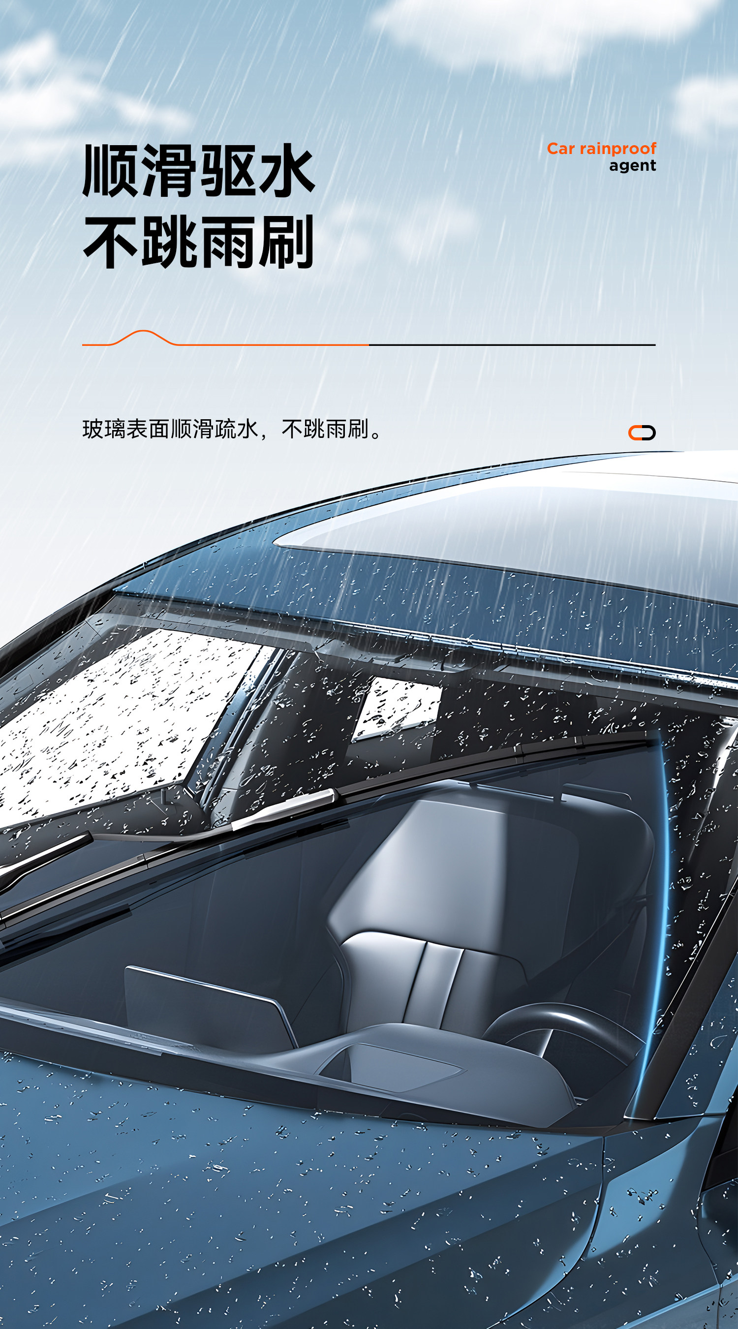 Anti-Freeze Car Glass Water, Anti-Rain Spray, Anti-Fog Agent, Long-Lasting Anti-Freeze and Defogging Magic for Car Windows, Large Capacity