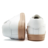 Тканевая весенняя белая обувь, комфортная повседневная обувь, полуботинки