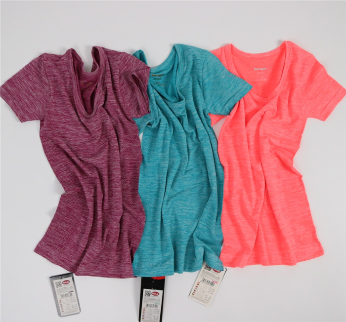 Outer single women's sports running short-sleeved shirt quick-drying sports vest quick-drying fitness perspiration quick-drying vest yoga