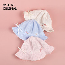 2020 spring new products children hat men and womens baby fisherman hat pure cotton butterfly knot lace baby hat sun hat