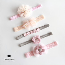 Baby hair with baby girl Princess cute flower Head Adorned Baby Full Moon Butterfly Knot 0-3 years old
