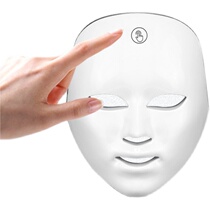 LDE color light mask instrument photon rejuvenation home facial mask import charging touch screen seven-color spectrum beauty instrument