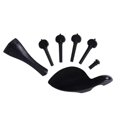 Violin string pull plate, drag rotating shaft, tail button, tail rope, positive and negative screws(full set)accessories