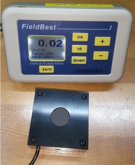 Laser Power Meter 0.5W-50W Range 10Mw Resolution Quality of Imported Products