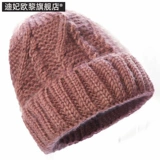 Удерживающая тепло демисезонная зимняя шерстяная флисовая трикотажная шапка для матери, увеличенная толщина, для среднего возраста