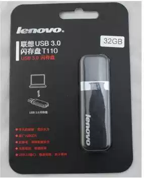 Lenovo U disk T110 32G computer USB flash drive business encrypted flash drive high-speed usb3 0 national joint guarantee