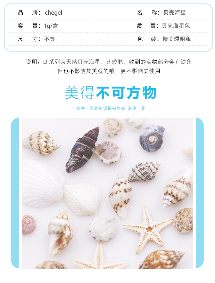 Nhật bản Nail Art Trang Sức New Starfish Shell Set Nail Sticker Hàn Quốc Gió Đại Dương Abalone Seashell Công Cụ Làm Móng Tay máy làm nail