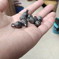 Gun button disc button brass gun - coated button solid black button 12mm large