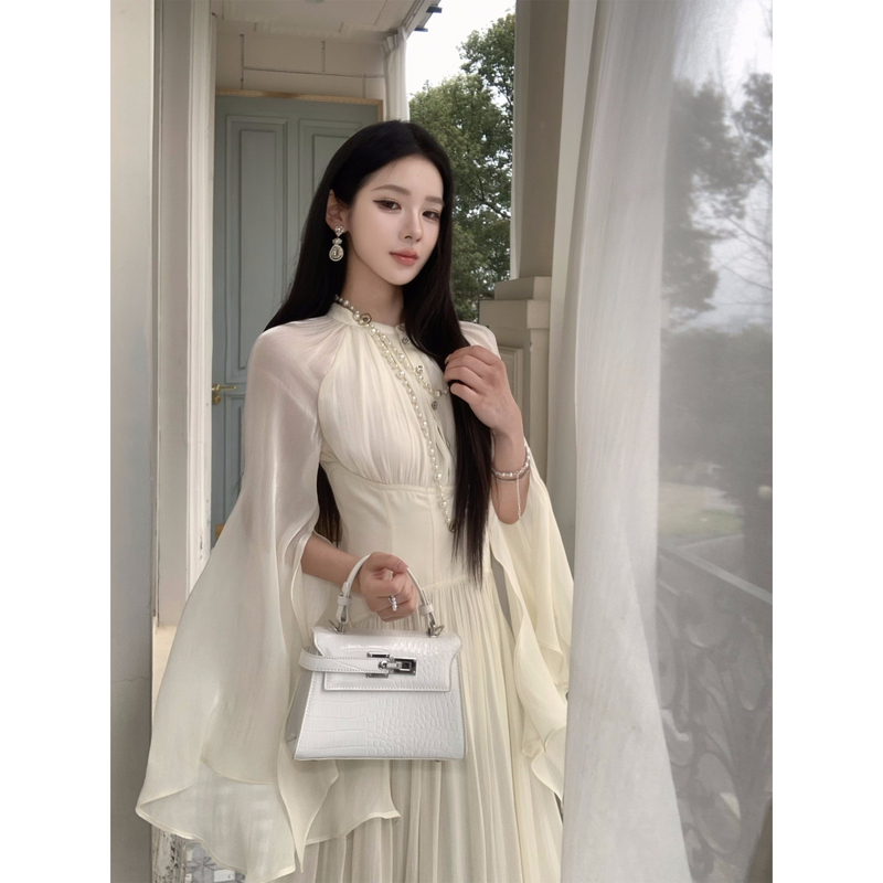 411Aurumia Original Design New Summer Style Super Stylish and Elegant Big Heroine Dress Long Skirt