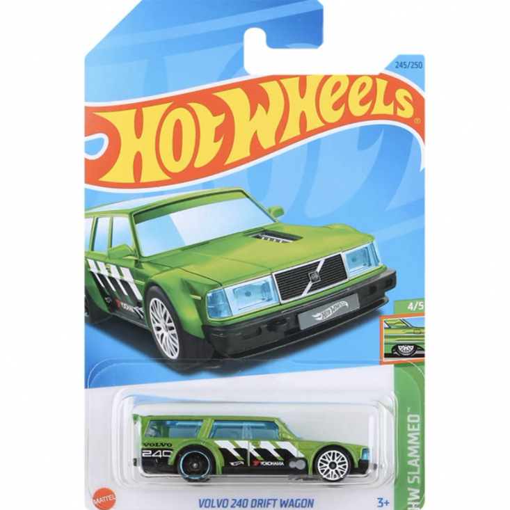 Hot Wheels Volvo 240 Drift Wagon Alloy Car Model