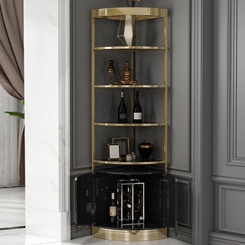 Light Extravagant Triangle Cabinet Wall Corner Living Room Side Cabinet Wine Cabinet Corner Cabinet Sector Corner Cabinet Storage Corner Cabinet Minima Modern
