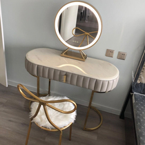 Dressers bedroom modern minimalist Nordic net red ins wind light lavish marble makeup table desk with lamp small family