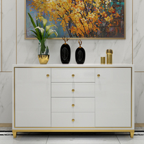 Regina dining side cabinet Modern minimalist dining room wine cabinet cupboard tea cabinet Living room stainless steel locker custom Lei