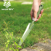 Worschworth gardening lengthy narrow shovel garden planting flower weeding transplanting tool outdoor digging wild vegetable shovel