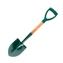 Worschworth gardening wooden handle large steel shovel for planting flowers and vegetables large shovel garden digging loose soil planting shovel tool