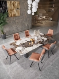 Современная простота итальянская легкая роскошная Pandora Liang Table Table Luxury Master Design Family Category